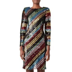 Alcoolique Sequin Payton MIDI Dress Size 42/ US Small